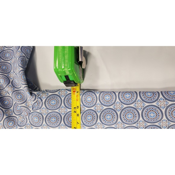 CON STRUCT Men Modern Fit 4 Way Stretch Button Down Shirt XL Blue Pattern - Picture 10 of 16